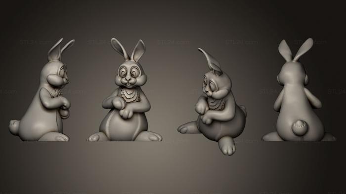 Игрушки (Игрушка-кролик, TOYS_0306) 3D модель для ЧПУ станка